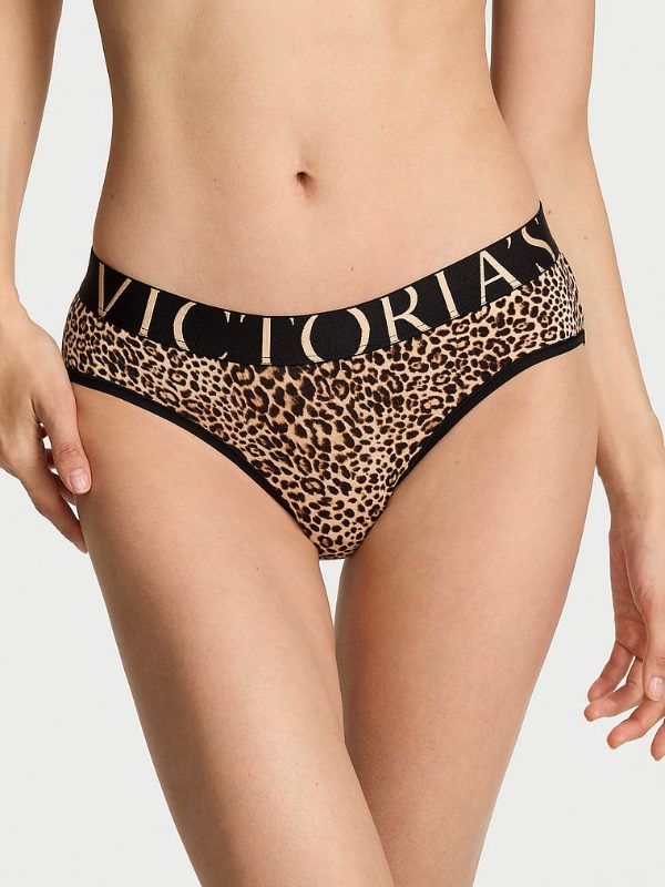 Cotton Exploded Logo Cotton Hiphugger Panty