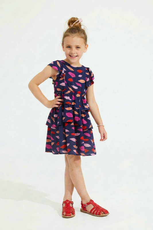 Lips Ruffle Dress
