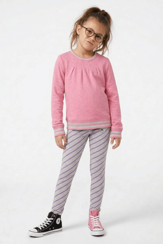 Striped Smiley Legging