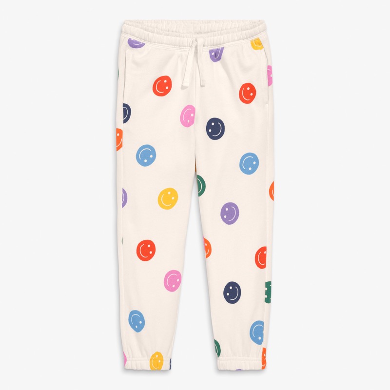Kids sweatpant in happy faces