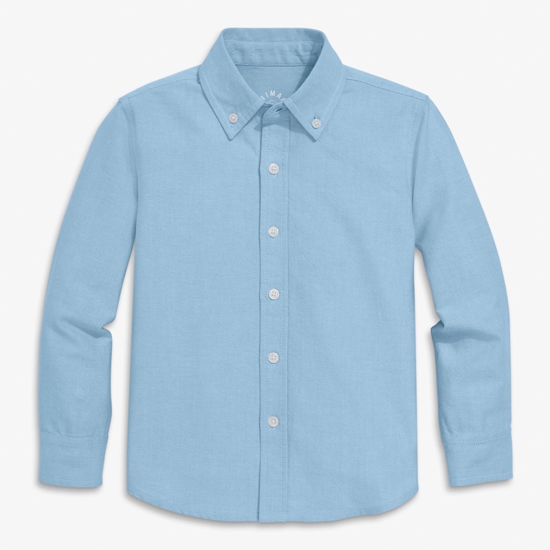 Kids long sleeve oxford shirt