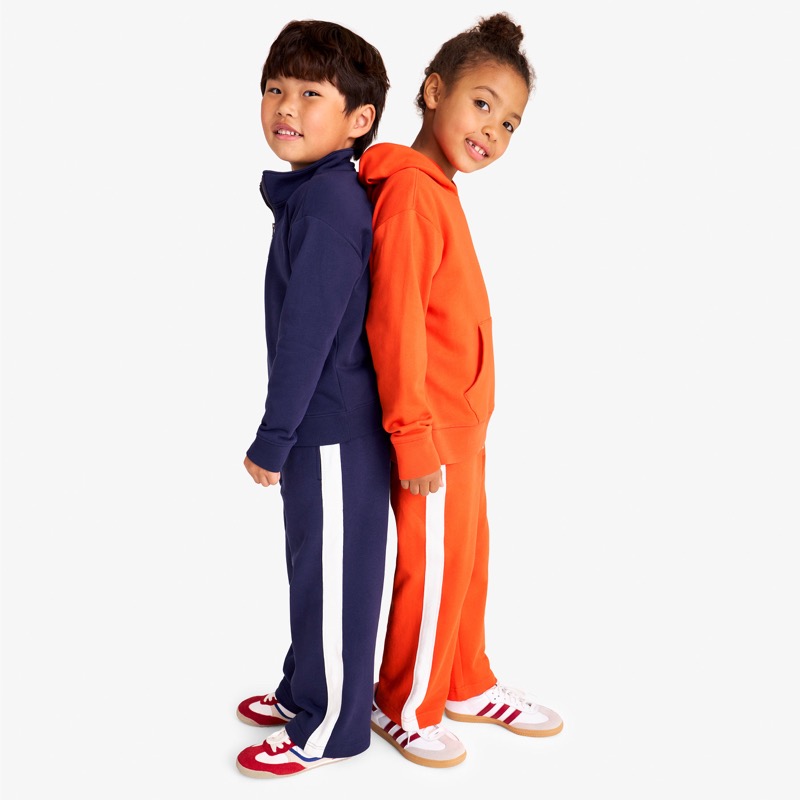 Kids wide-leg track pant