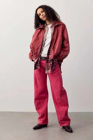 We The Free Fable Low-Rise Twisted Bowed Jeans
