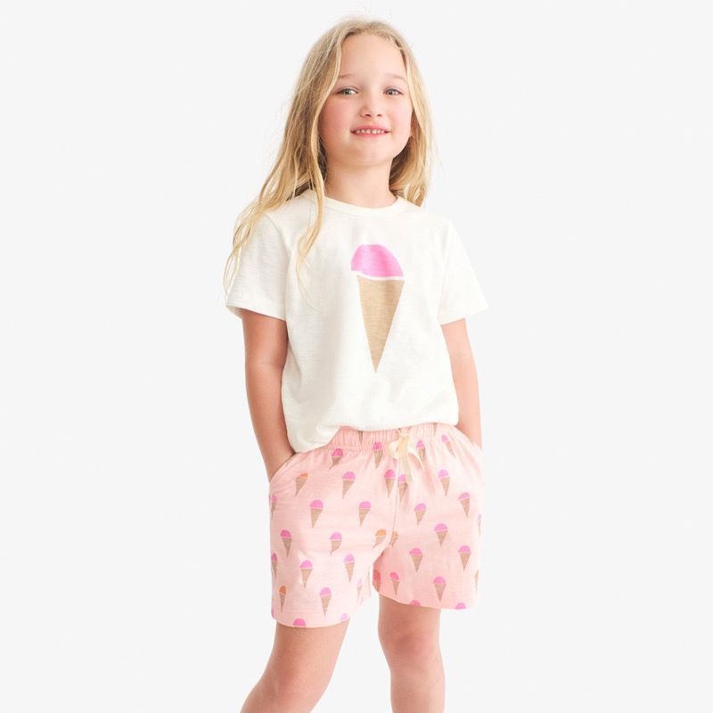 Clearance kids park short in ice cream cones