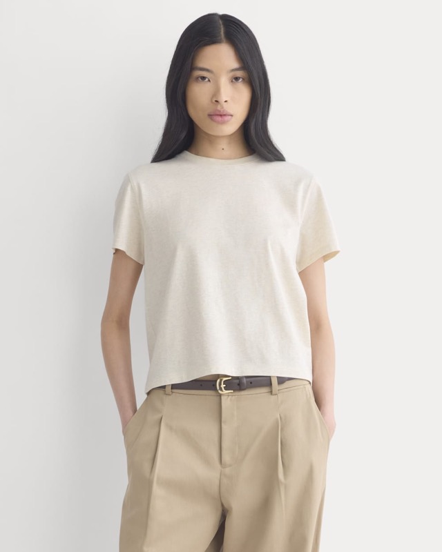The Box-Cut Tee in Essential Cotton