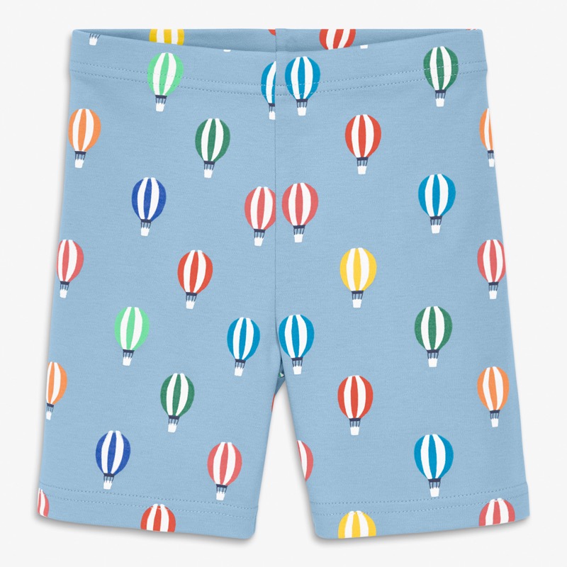 Clearance kids organic PJ short in rainbow balloons