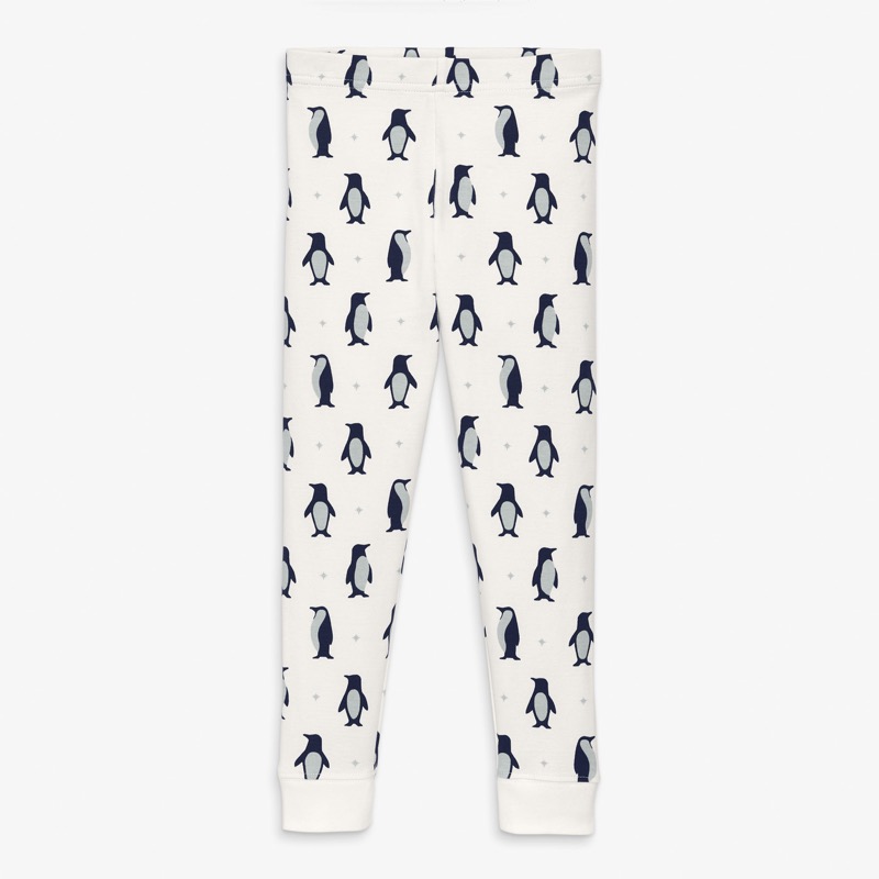 Clearance kids organic PJ pant in penguin pals