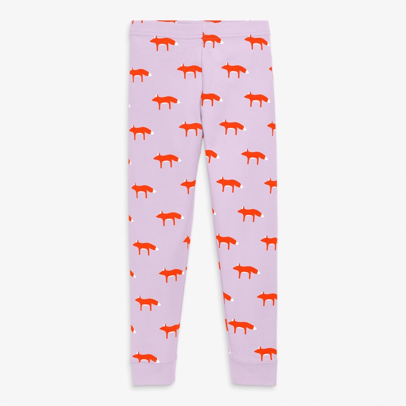 Clearance kids organic pj pant in fox trot