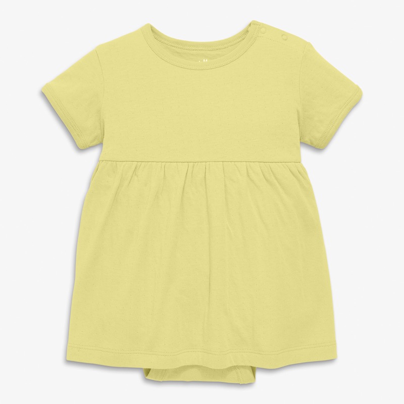 Clearance pointelle babysuit dress