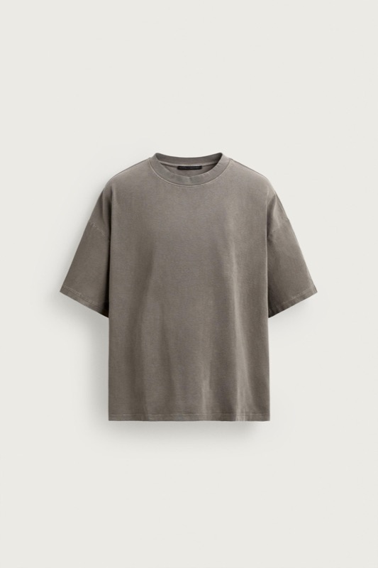 Basic Relaxed Fit Washed T-Shirt