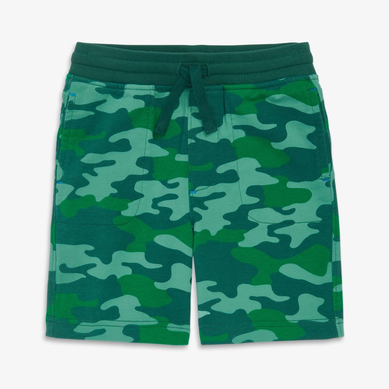 Clearance kids gym short in camo