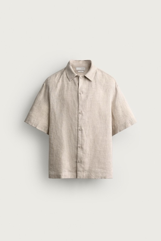 100% Linen Relaxed Fit Shirt