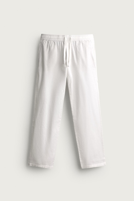 Cotton-Linen Relaxed Fit Pants