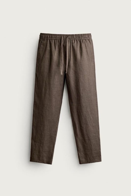 100% Linen Relaxed Fit Pants