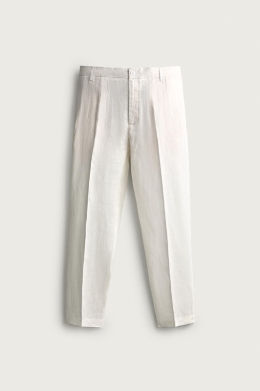 100% Linen Regular Fit Pants