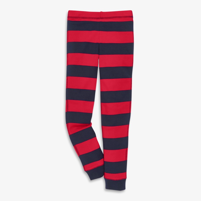 Clearance kids organic pj pant in bold stripe