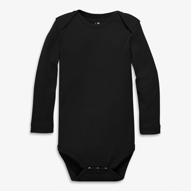 Clearance organic long sleeve babysuit