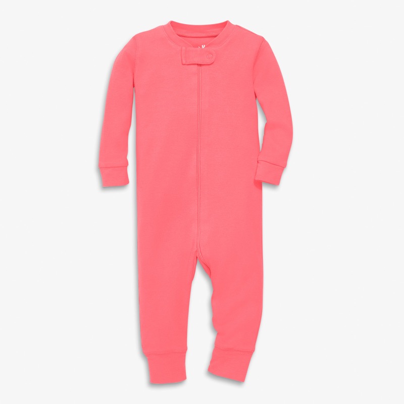 Clearance baby organic zip romper