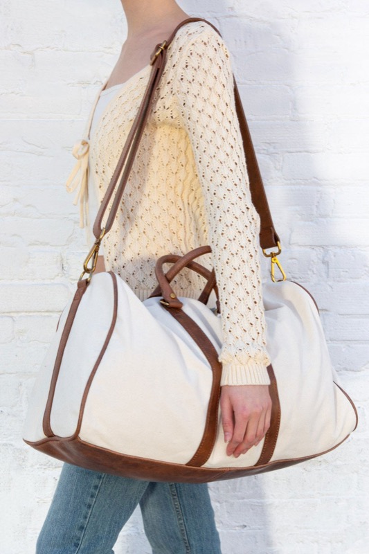 Ivory Duffle Bag