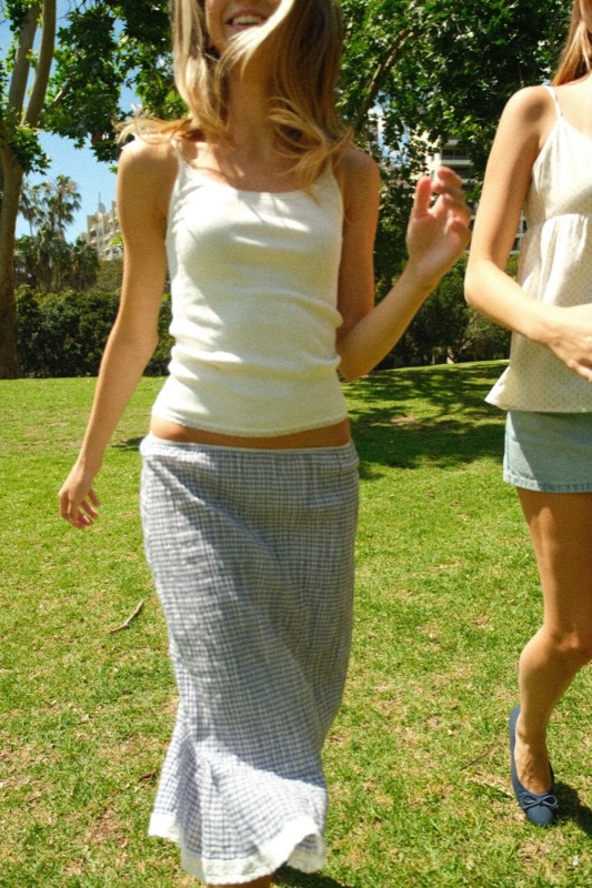 Justine Plaid Skirt