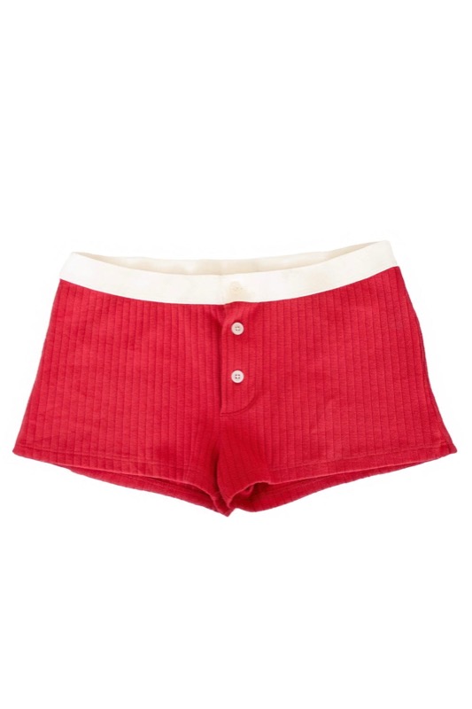 Boy Short Thick Ribbed Underwear
