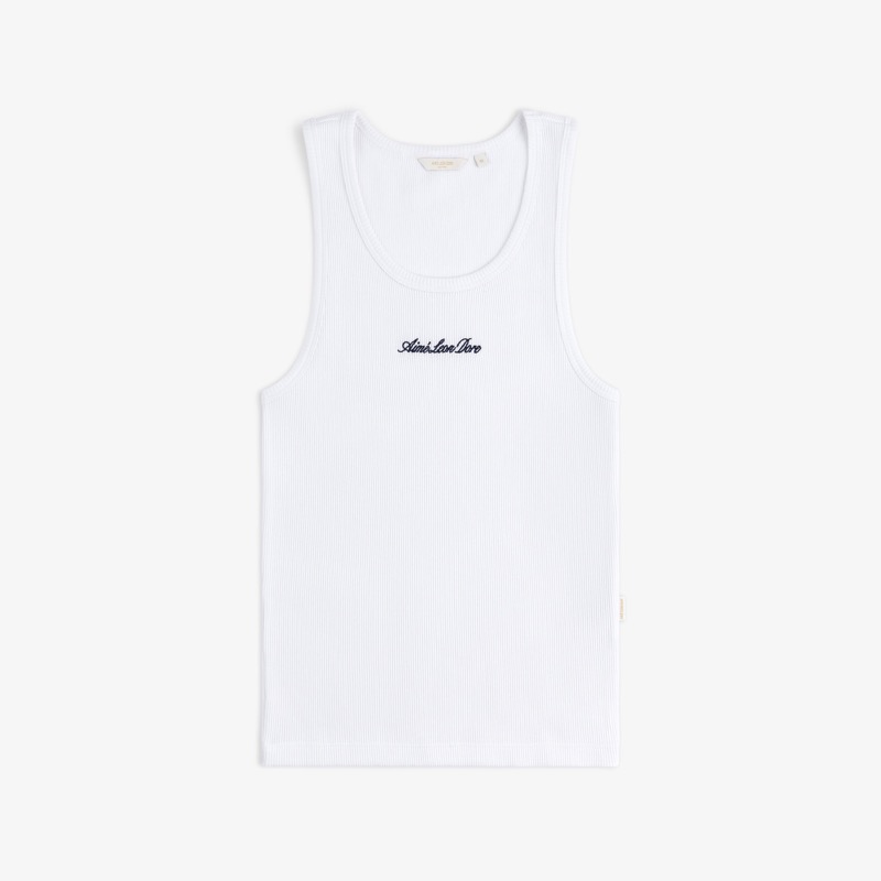 Embroidered Logo Tank Top