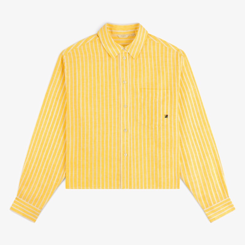 Striped Linen Casual Shirt