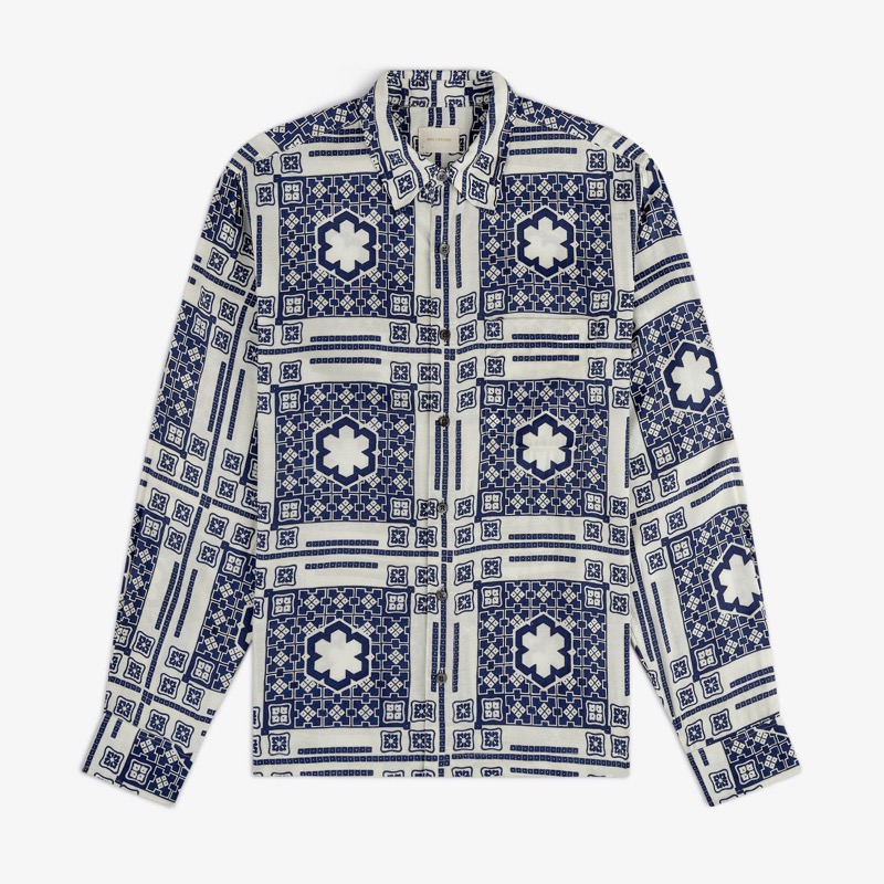 Mosaic Button Down Shirt