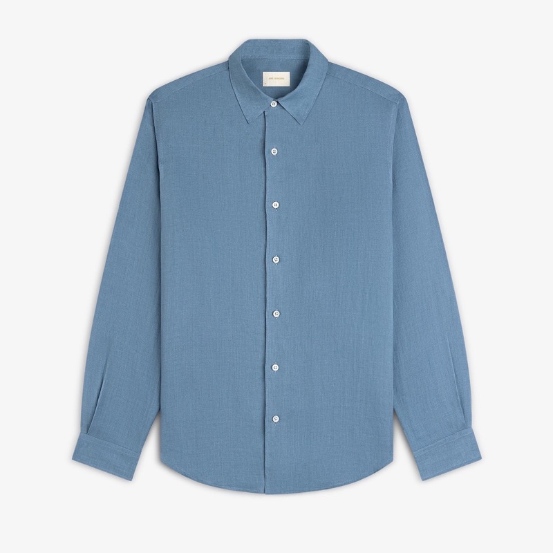 Long-Sleeve Linen Shirt