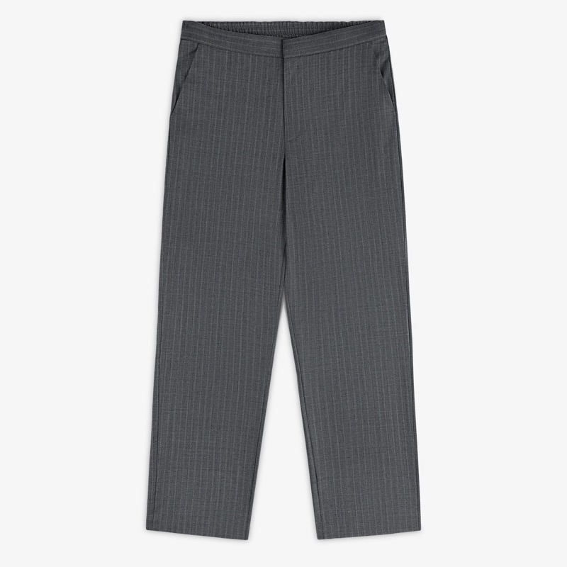 Pinstripe Elasticated Waist Trouser