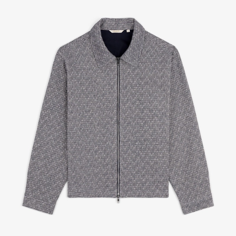 Textured Zip Shirt