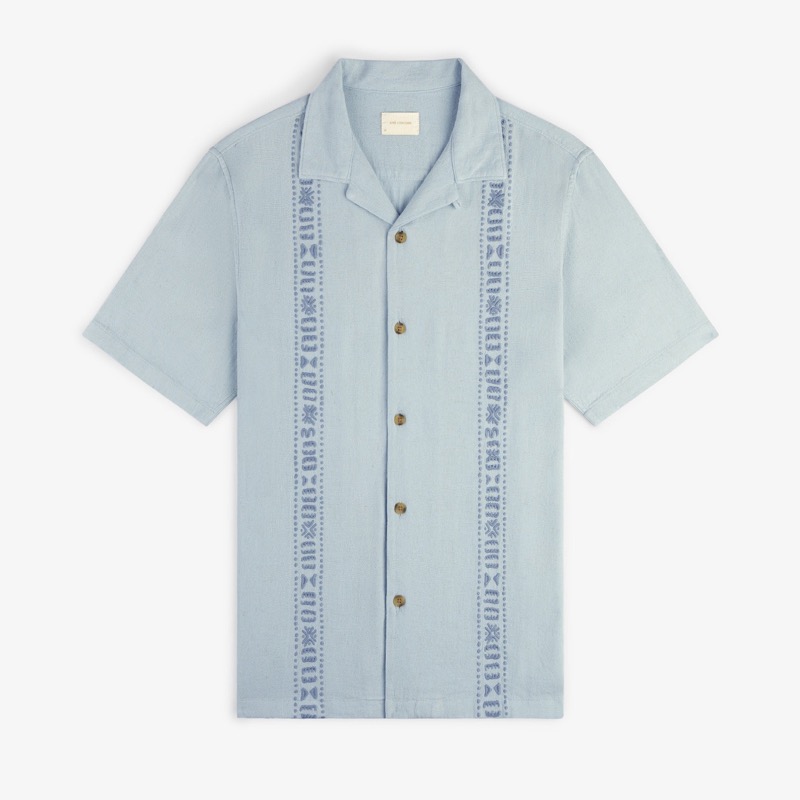 Linen Blend Leisure Shirt