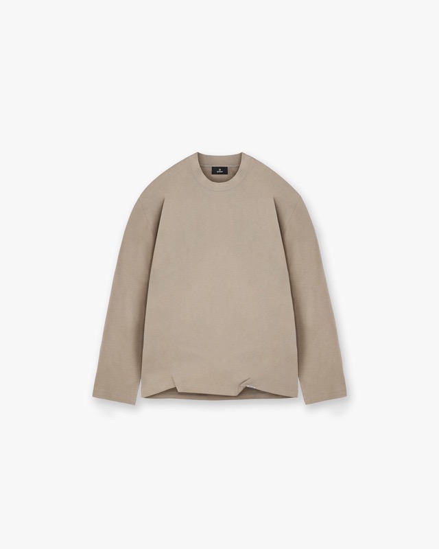 Initial Long Sleeve Open Cuff T-Shirt