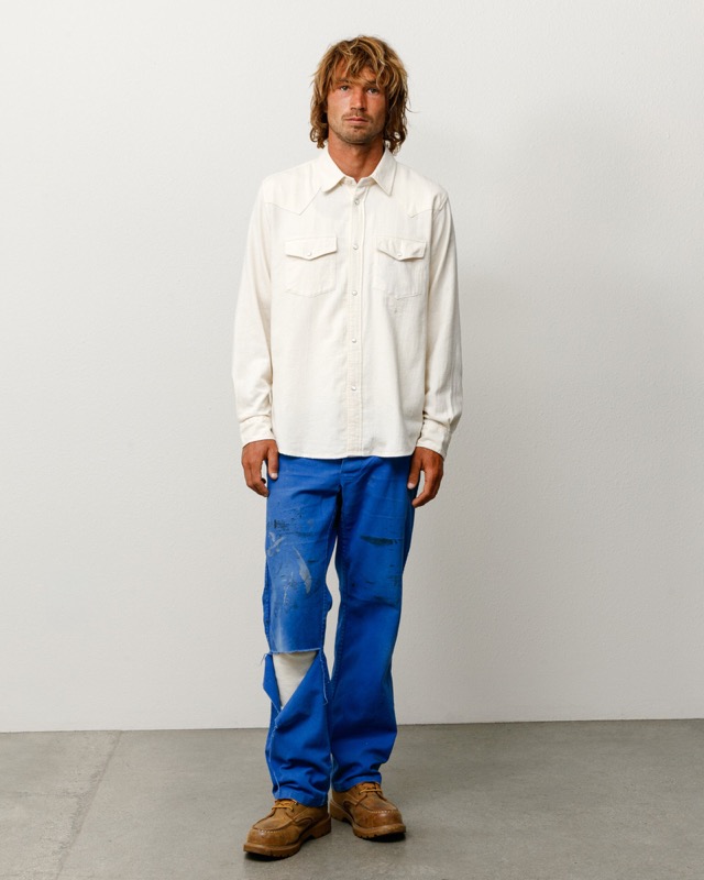 Cotton Silk Western Shirt