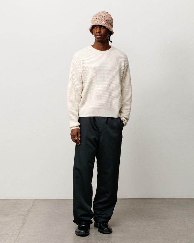 Waffle Cashmere Sweater