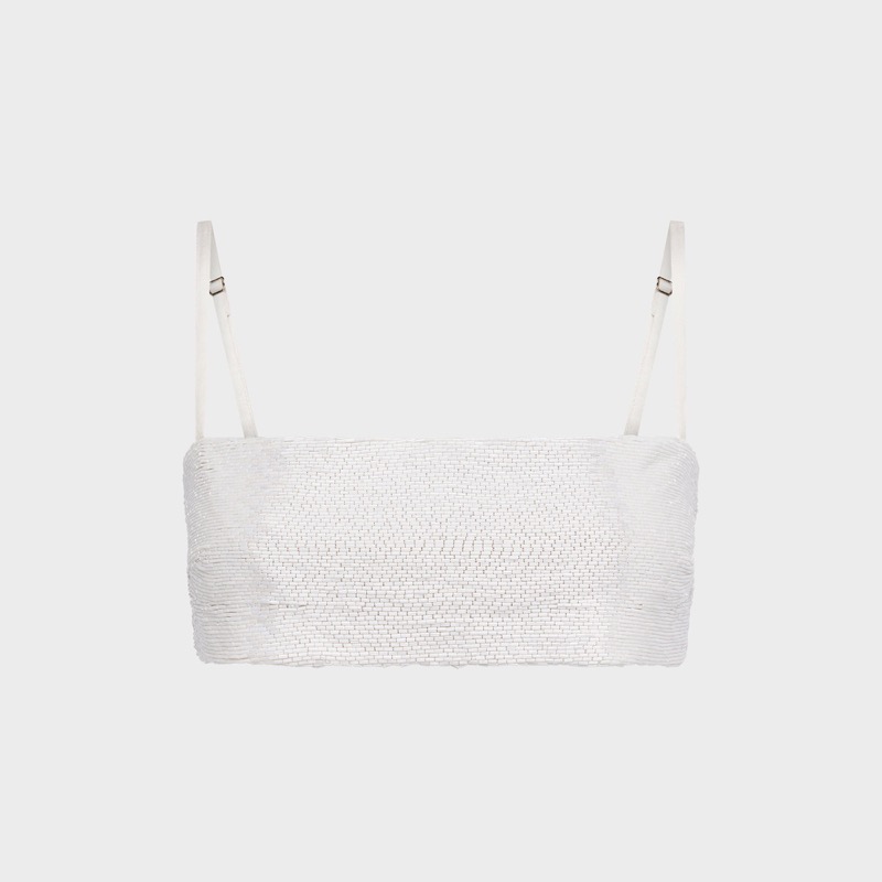 Asta Resort Iris Hand Beaded Bralette Top