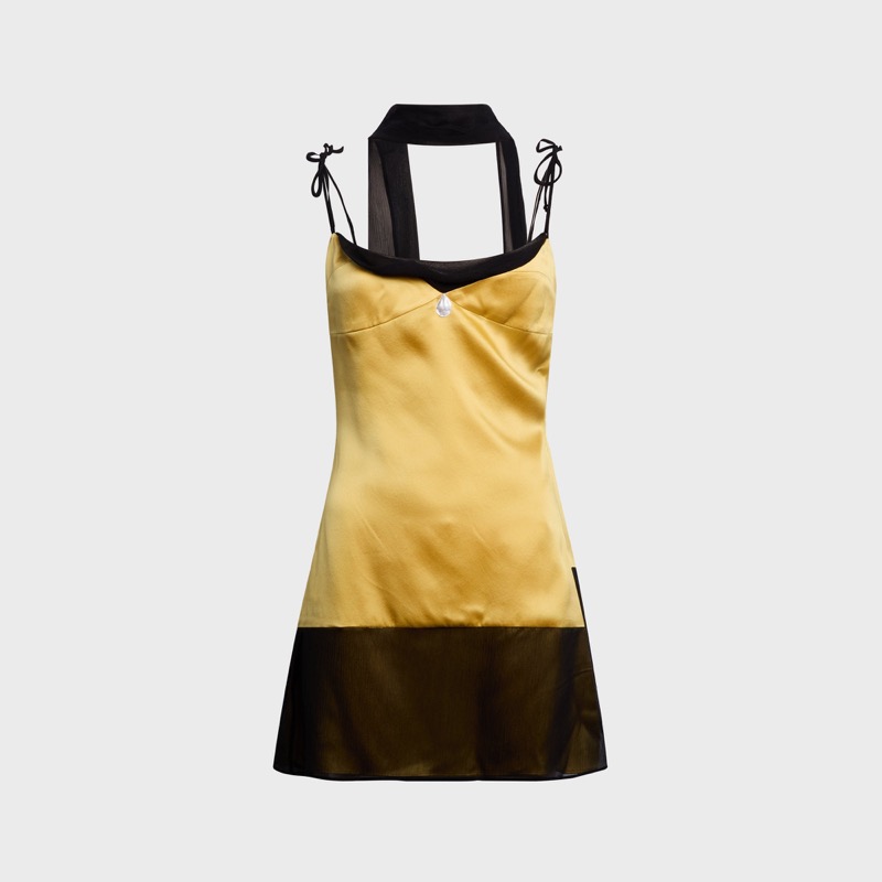 Buci Chinchilla Mini Dress