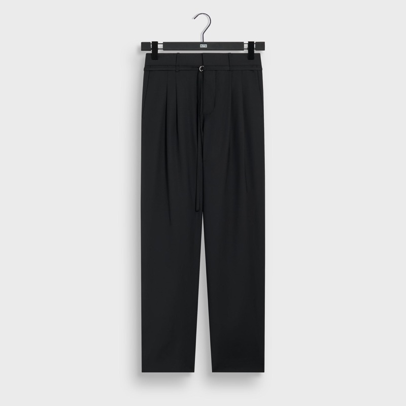 &Kin Tropical Wool Eli Pleated Trouser