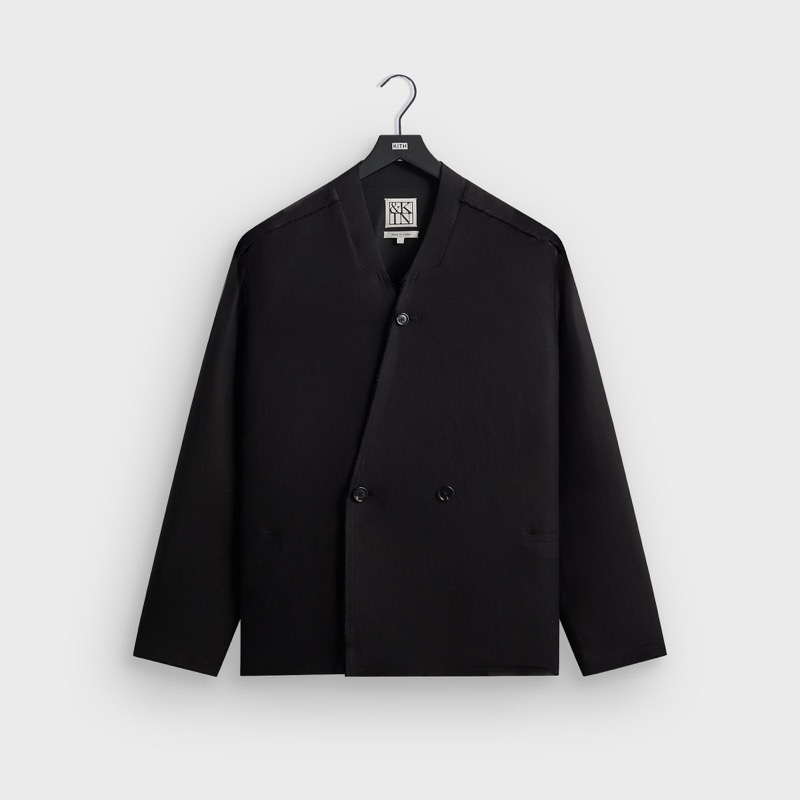 &Kin Long Sleeve Linen Viscose Twill Mathis Shirt