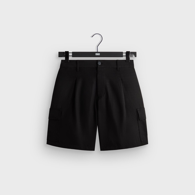 &Kin Textured Viscose Conley Cargo Short
