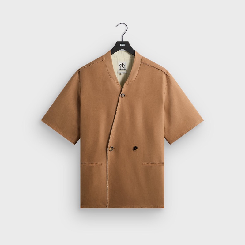 &Kin Linen Viscose Twill Mathis Shirt