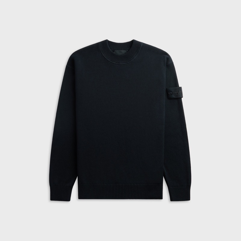 Stone Island Cotton Cashmere_S.I. Ghost Crewneck Jumper