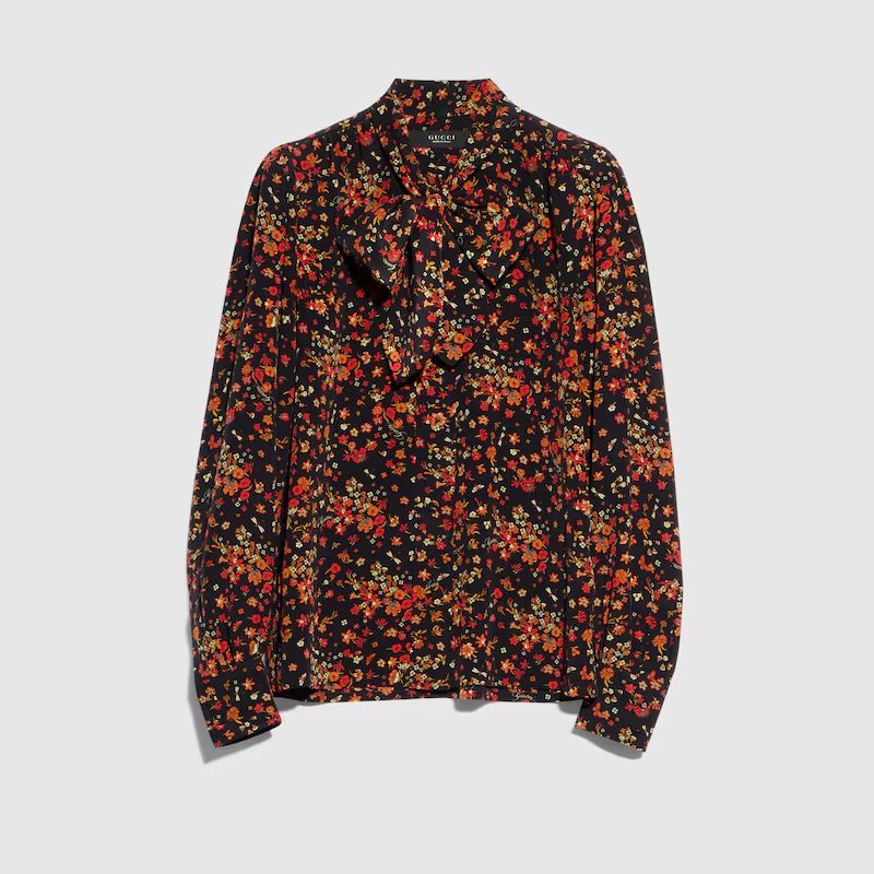 Printed Silk Shirt