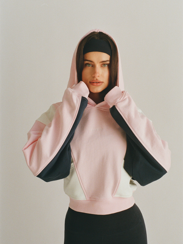 the 3-tone 100% organic cotton hoodie