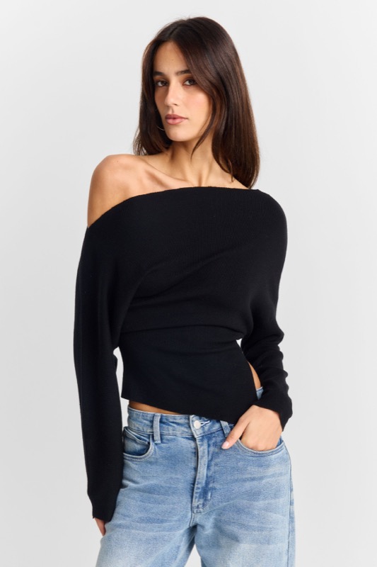 Winifred Knit Top Black