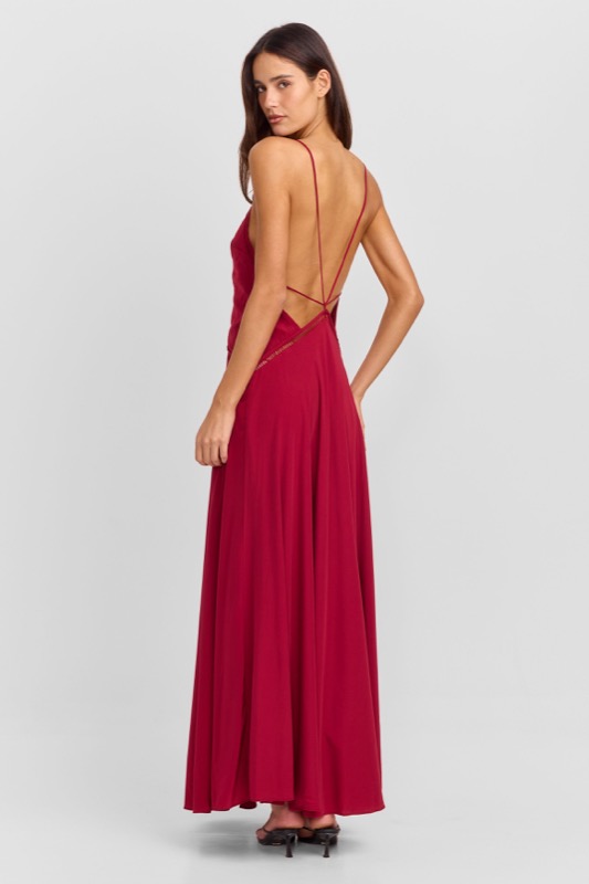 Posey Maxi Dress Red