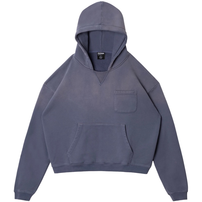 Appliqué Star Pocket Hoodie