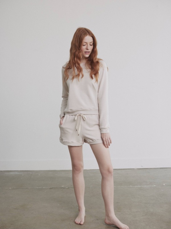 Fleece Roll Cuff Short