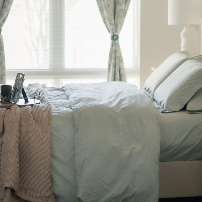 Organic Cotton Percale Duvet Cover