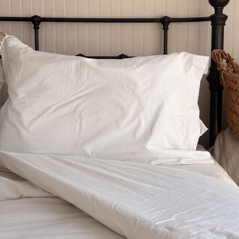 Organic Cotton Percale Pillowcase Set